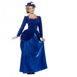 Disfraz de Vixen Victoriano Deluxe Azul