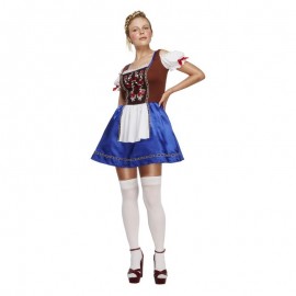 Disfraz de Fever Dirndl Azul Disfraz de Fever Dirndl Azul