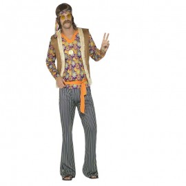 Cantante 60s Disfraz macho multicolor Cantante 60s Disfraz macho multicolor