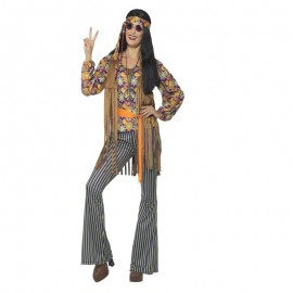 Cantante 60s disfraz hembra multicolor Cantante 60s disfraz hembra multicolor