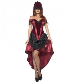 Disfraz de temperancia veneciana rojo