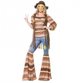 Disfraz de Harmony Hippie Multicolor Disfraz de Harmony Hippie Multicolor