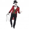 Disfraz siniestro de arrandado rojo