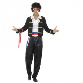 80s nuevo Disfraz romántico negro 80s nuevo Disfraz romántico negro