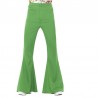 Pantalones acampanados hombre verde