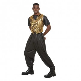 80s Hammer Time Disfraz negro 80s Hammer Time Disfraz negro
