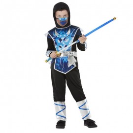 Disfraz de guerrero ninja azul