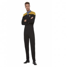 Star Trek Voyager Operations Uniform Gold & Blac Star Trek Voyager Operations Uniform Gold & Blac