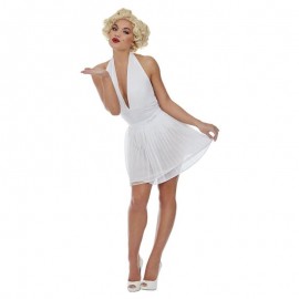 Disfraz de Fiebre Marilyn Monroe Blanco
