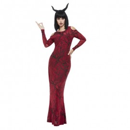 Disfraz de diablo de lujo rojo Disfraz de diablo de lujo rojo
