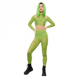 Fiebre Cannabis Sheer Cultur Top & Leggings Fiebre Cannabis Sheer Cultur Top & Leggings