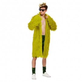 Disfraz de rey cannabis verde Disfraz de rey cannabis verde