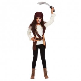 Disfraz de pirata de espíritu oscuro marrón Disfraz de pirata de espíritu oscuro marrón