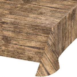 Mantel Madera Plástico 274 x 137 cm