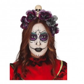 Diadema Flores Grises Diadema Flores Grises