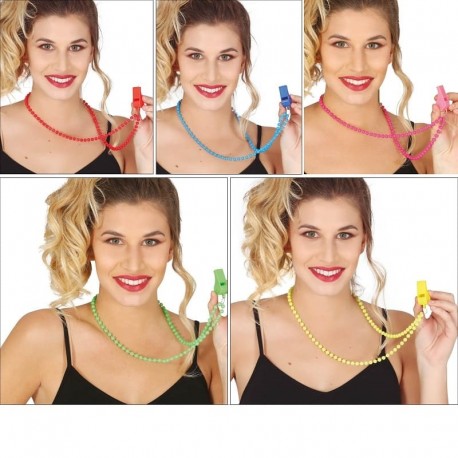 Collares Neón Con Pito Surtidos