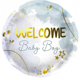 Globo Welcome Baby Boy 45 cm Globo Welcome Baby Boy 45 cm
