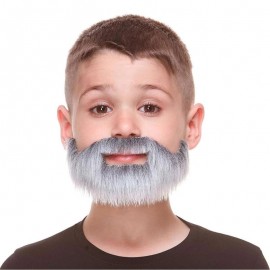 Barba con Bigote Gris Infantil Barba con Bigote Gris Infantil