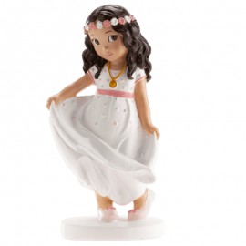 Figura Comunión Niña Vestido 16 cm Figura Comunión Niña Vestido 16 cm