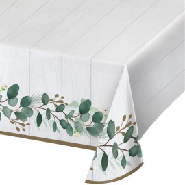 Mantel de Papel 137 x 259 cm EUCALYPTUS GREENS Mantel de Papel 137 x 259 cm EUCALYPTUS GREENS