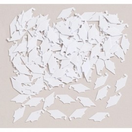 Confeti MORTARBOARDS WHITE
