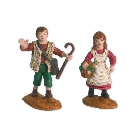 2 Niños de Pesebre 8 cm 2 Niños de Pesebre 8 cm