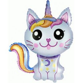 Globo Forma Unicornio Gatito