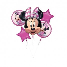 Bouquet de Globos Minnie Mouse