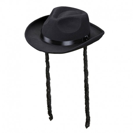 Sombrero Rabino de Fieltro Cepillado