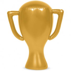 Trofeo Inflable Dorado 45 cm