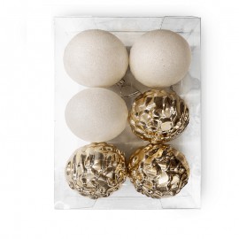 6 Bolas Navidad Variadas