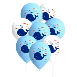 8 Globos Ballenita 8 Globos Ballenita