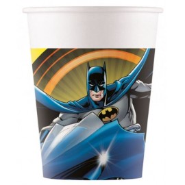 8 Vasos Batman de Papel 200 ml