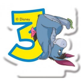 Vela nº3 Winnie the Pooh Vela nº3 Winnie the Pooh