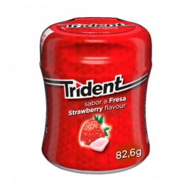 6 Chicles Trident Bote Fresa Sin Azúcar 6 Chicles Trident Bote Fresa Sin Azúcar