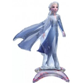 Globo Elsa de Frozen con Soporte 48 x 63 cm