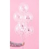 6 Globos de Confeti de Papel 30 cm