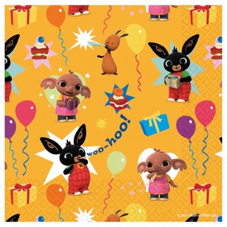 16 Servilletas Bing de 33 cm