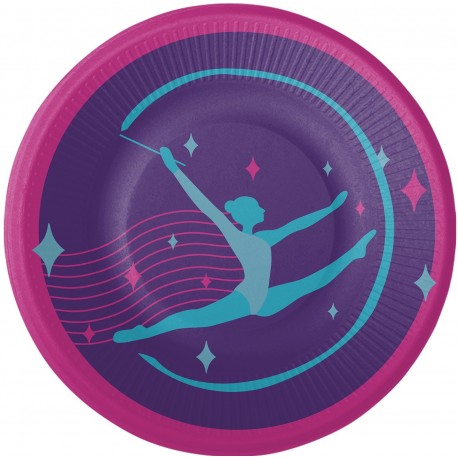 Platos Desechables Gimnasia