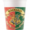 8 Vasos Harry Potter de Papel 200 ml