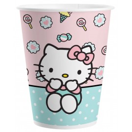 8 Vasos Hello Kitty 200 ml