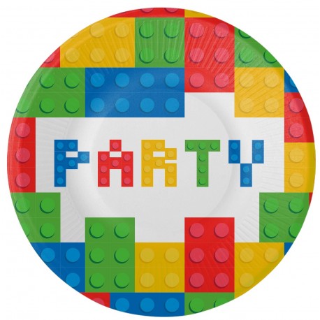 Platos Desechables Lego