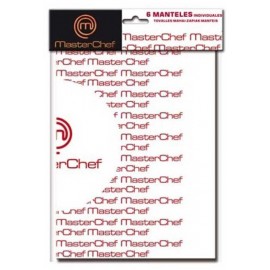 6 Manteles Master Chef de Papel Individual 30X40 cm