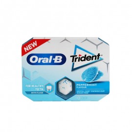 12 Chicles Trident Oral B Menta Sin Azúcar 12 Chicles Trident Oral B Menta Sin Azúcar