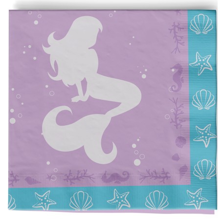 Servilletas Iridescente Sirena