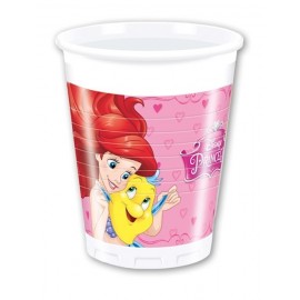 8 Vasos Princesas Disney 200 ml
