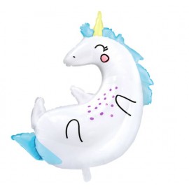 Globo Unicornio Metálico