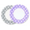 8 Platos con Lunares 23 cm