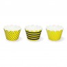 6 Envoltorios Cupcacke con Lunares y Rayas 7,5 x 5 cm