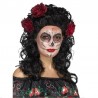 Peluca Rizada Negra